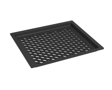 AMT GN BBQ-Grill-Back-/Bratplatten mit offener Raute aus Aluguss  GN 2/3 - 2,0 cm tief, offene Raute