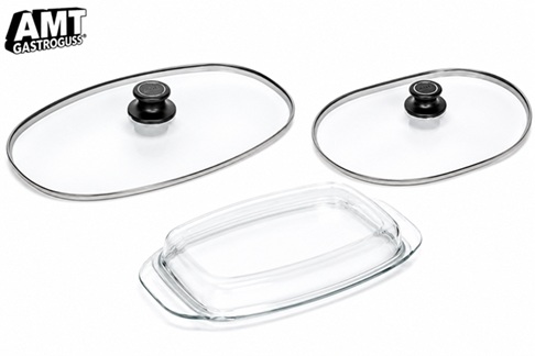 AMT Gastroguss Glasdeckel für Bräter  