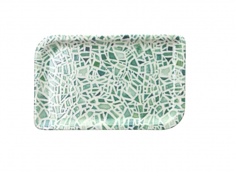 Platte rechteckig 24 x 15 cm Attitude Emerald Tognana 
