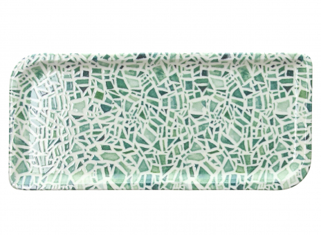 Platte rechteckig 36 x 16,5 cm Attitude Emerald Tognana 