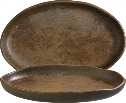 Platte oval 15 x 14 cm Bazalith Cresta von Bonna 