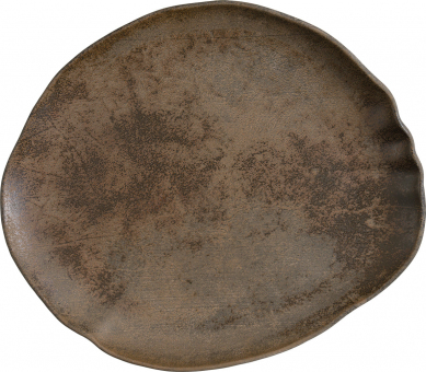 Platte oval 15 x 14 cm Bazalith Tone von Bonna 
