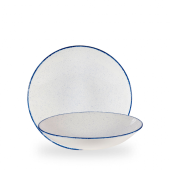 Churchill Stonecast Hints Indigo Buffet Schale Tief 38,5cm 
