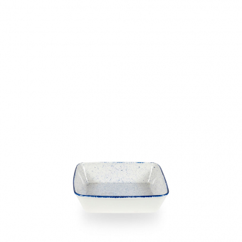 Churchill Stonecast Hints Indigo Buffetschale Quadrat. 25,4cm 