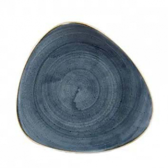 Churchill Stonecast Blueberry Teller flach dreieckig 22,9cm 