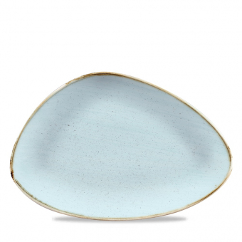Churchill Stonecast Duck Egg Blue Chefs Platte dreieckig 30,4x20,5cm 