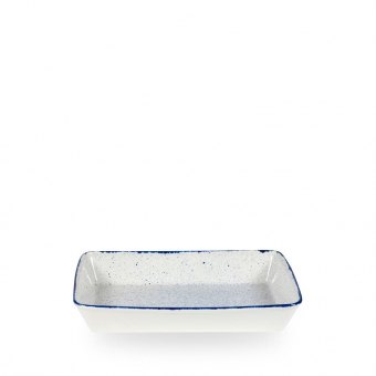 Churchill Stonecast Hints Indigo Buffetschale Rechteck 25x38x6,2cm 