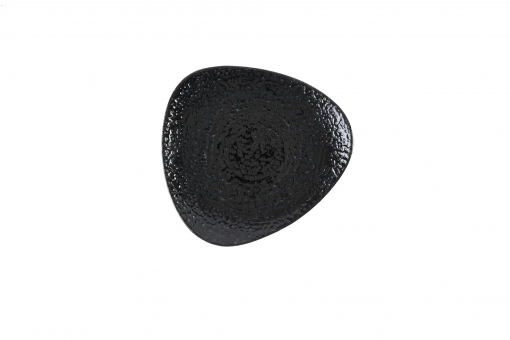 Churchill Studio Prints Homespun Chroma Carbon Teller flach dreieckig 22,9 cm 