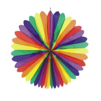 Dekofächer Rainbow 120 cm, 3 Stück 