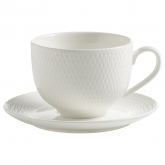 Diamonds Round Tasse mit Untertasse Maxwell Williams 