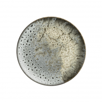 Teller flach 23 cm Carellia Grau Mäser 
