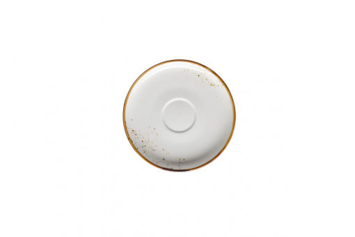 Kaffeeuntere 14 cm Pintar weiß/braun Mäser 