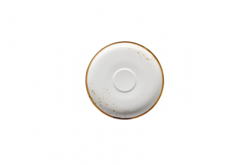Kaffeeuntere 14 cm Pintar weiß/braun Mäser 