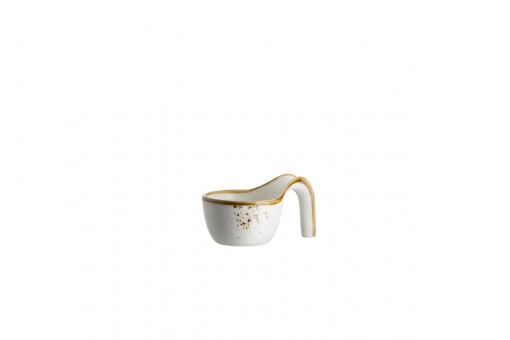 Gourmetlöffel 12.5 x 9 cm Pintar weiß/braun Mäser 