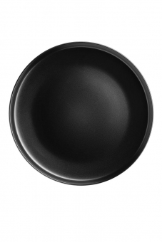 Teller flach 26 cm Alenia schwarz matt Mäser 