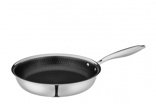 Bratpfanne 24 cm 3 lagig mit Wabenbeschichtung, Mäser Hestia 