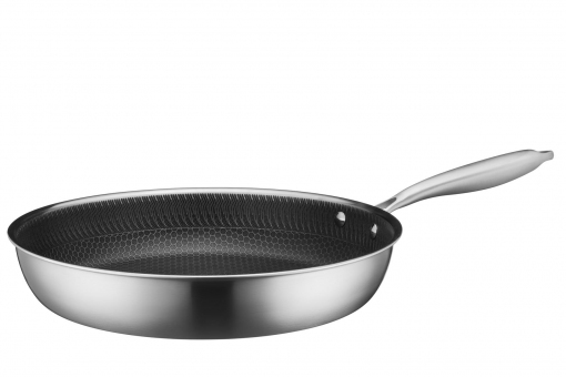 Bratpfanne 32 cm keramikbeschichtet mit Wabenstruktur, Mäser Hestia Keramik 