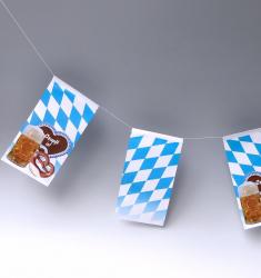 Fahnenketten Bayerische Rauten und Motiv, 10 Stück Suthor 