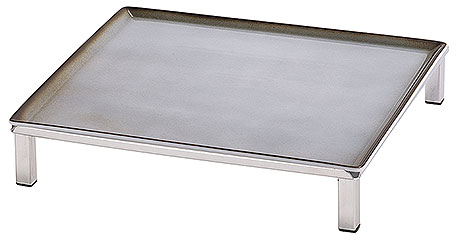 Frischeplatte 33x33 Grau RAISER INOX von Frilich 