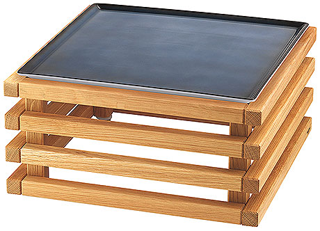 Frischeplatte 33x33 Blau RAISER OAK von Frilich 35,1cm x 35,1cm x 18,3cm 