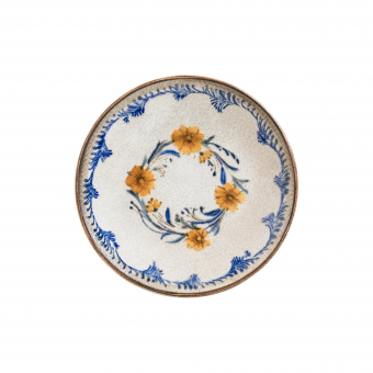 Gourmet Teller flach 17cm Retro Floral von Bonna 