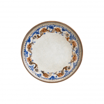 Gourmet Teller flach 25cm Retro Floral von Bonna 