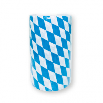 Großrolle Krepp-Papier 50 m x 24 cm breit "Bayrisch Blau" schwer entflammbar, Suthor 
