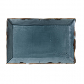 Dudson Harvest Blue Tablett 34,5 x 23,3 cm 