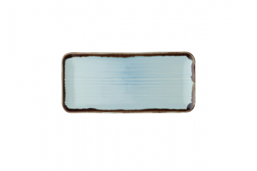 Dudson Harvest Turquoise Platte rechteckig 34,6 x 15,6 cm 