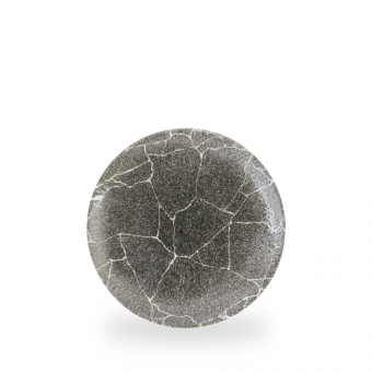 Churchill Studio Prints Kintsugi Reverse Quartz Black Teller flach coupe 21,7 cm 