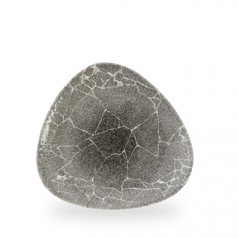 Churchill Studio Prints Kintsugi Reverse Quartz Black Teller flach dreieckig 26,5 cm 
