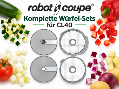 Komplette Würfel-Sets für CL40 von Robot Coupe 