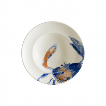 Krabben-Gourmet-Teller, tief, 27cm, 450 ml Aquelis von Bonna 