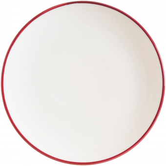 Gourmet Teller flach 21 cm Linea Burgundy von Bonna 
