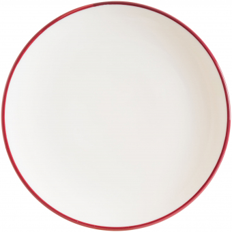Gourmet Teller flach 27 cm Linea Burgundy von Bonna 