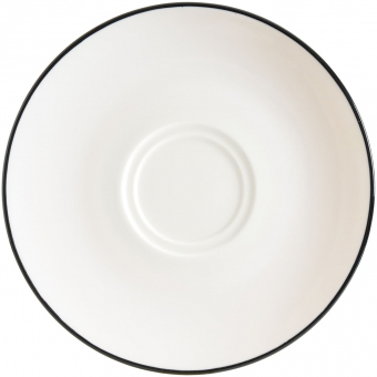 Gourmet Kombiuntertasse 15 cm Linea Black von Bonna 