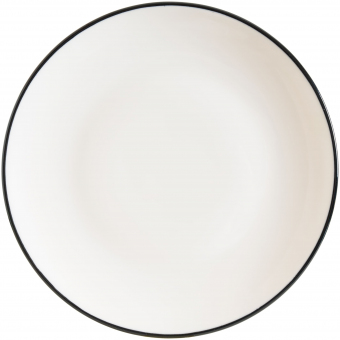 Gourmet Teller flach 27 cm Linea Black von Bonna 