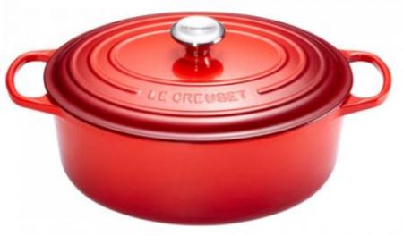 Le Creuset Bräter Oval Signature kirschrot 40 cm 