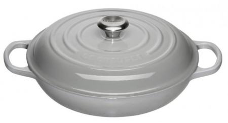 Le Creuset Gourmet-Profitopf Signature perlgrau 30 cm 