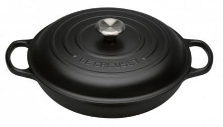 Le Creuset Gourmet-Profitopf Signature schwarz 30 cm 