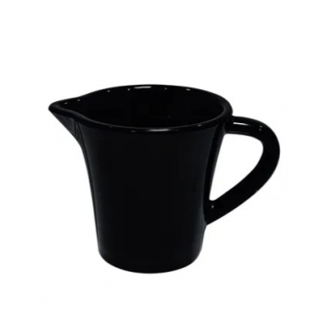 Melamin Diamond Round Sauciere / Milchkännchen, 75 ml schwarz Q Squared 