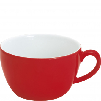Cappuccino-Obertasse 0,25l cherry red Pronto Colore KAHLA 