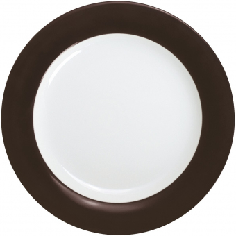 Speiseteller 26 cm chocolate brown Pronto Colore KAHLA 