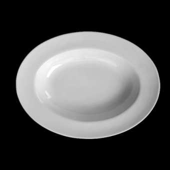 Pastateller / Salatteller 31x24 cm oval Holst Porzellan ab 6 Stück