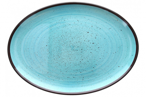 Platte 35,5x25,5 cm Show Plate Colourful Melamine Blu Tognana ab 9 Stück