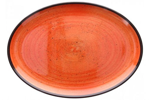 Platte 48x34 cm Show Plate Colourful Melamine Arancio Tognana 