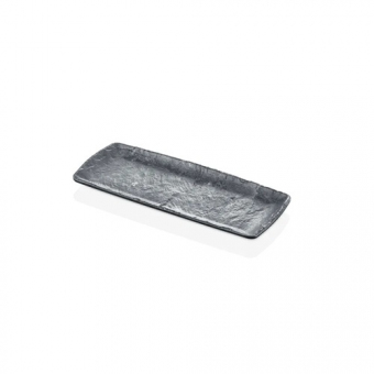 Melamin GN Platte 28,5 x 12 cm granit grau Q Squared 