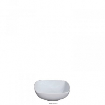 Quadratschale 12 cm Tokio Uni Weiß, Saturnia 