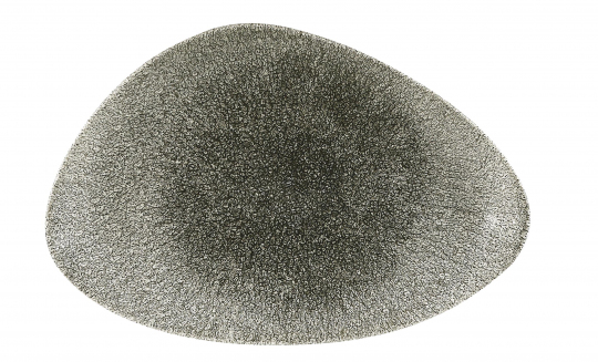 Churchill Studio Prints Raku Quartz Black Platte dreieckig 30,4 x 20,5 cm 