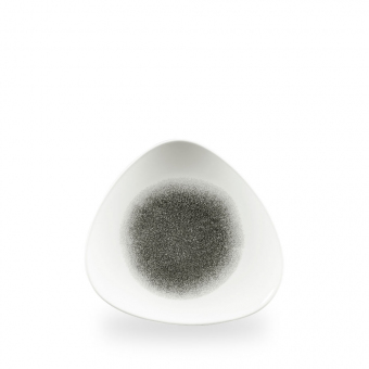 Churchill Studio Prints Raku Quartz Black Teller flach dreieckig 19,2 cm 